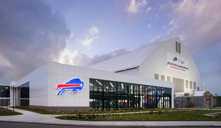 Logo and Special Design Signage of the Buffalo Bills