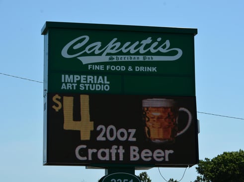 Caputis-Sheridan-Pub---Cirrus-Digital-Message-Center