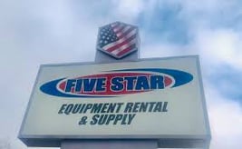 Five Star Equipment - Old Signage