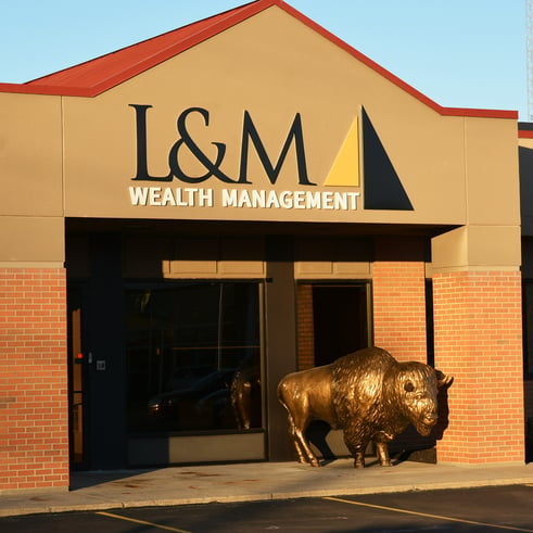 L&M Wealth Management - Halo Lit Kali Letters - Day Time
