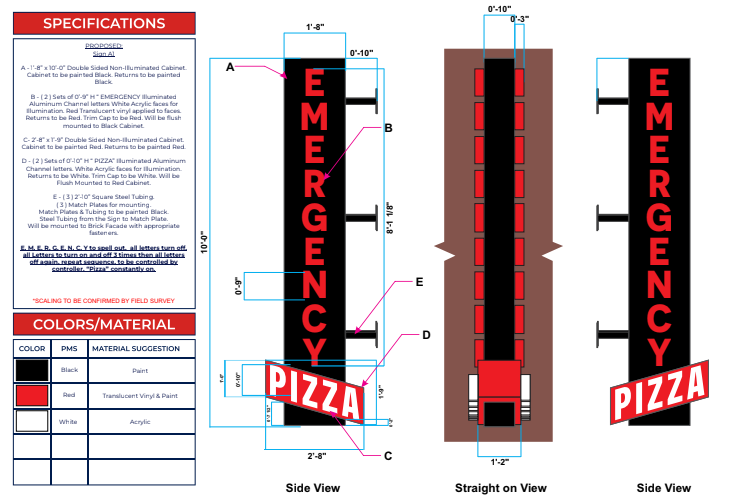 Spec sheet