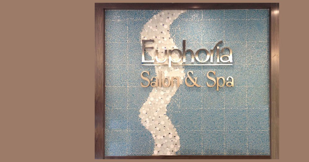 Euphoria Salon & Spa Indoor Signage