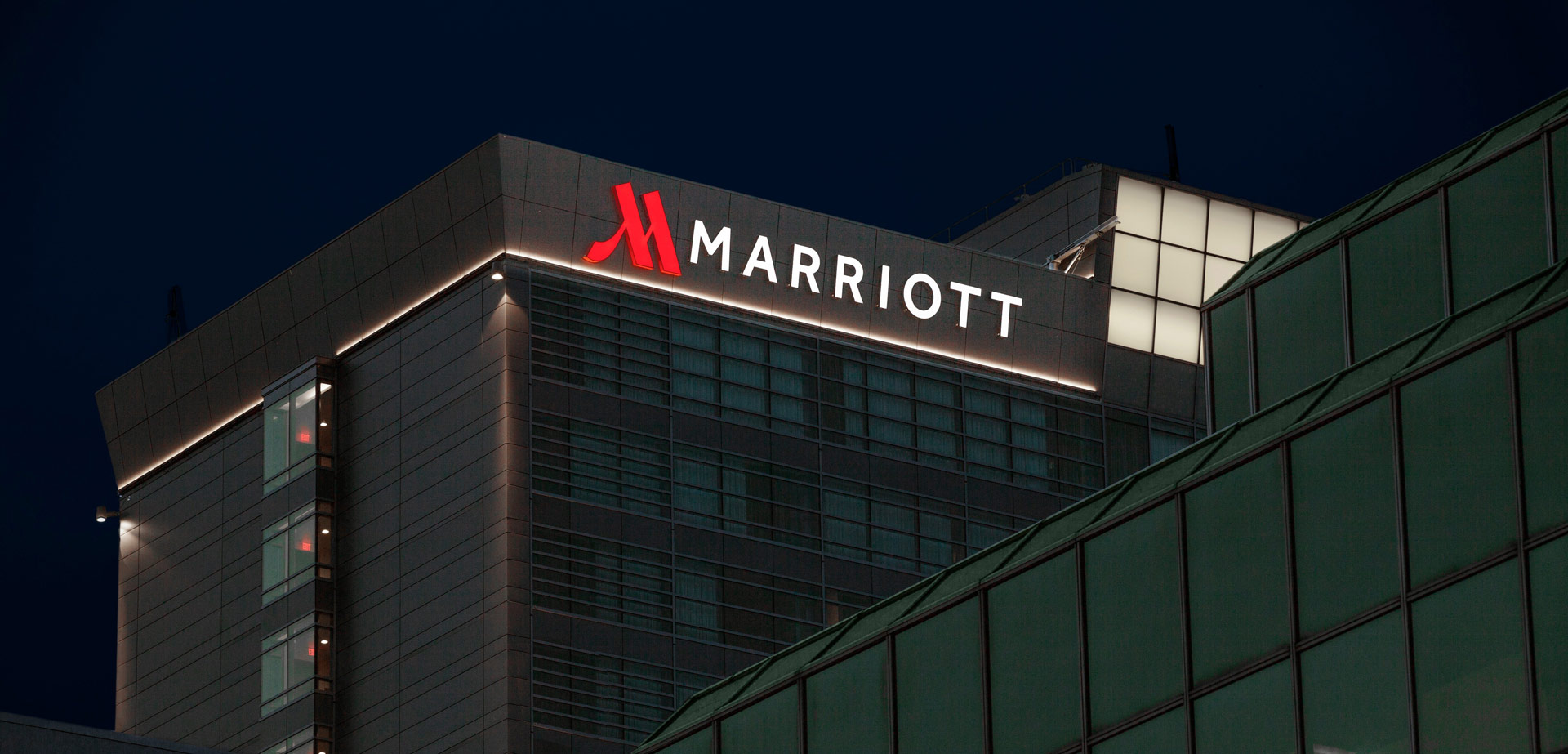 Marriott channel letter sign by Flexlume