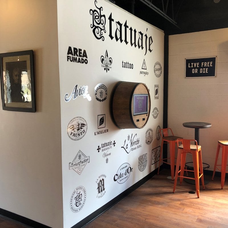 Nickel City Cigars - Interior Brand Logo Graphics (2)